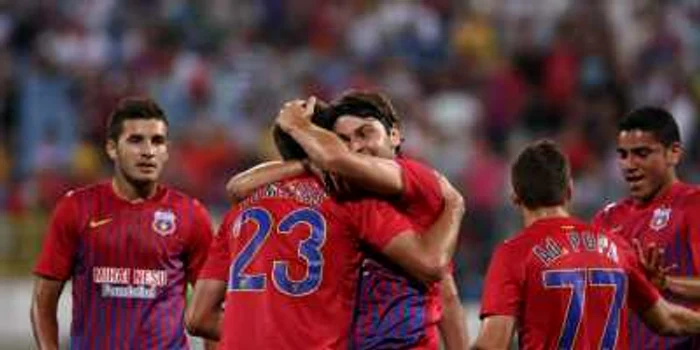 Steaua s-a calificat în grupele Europa League, după ce a învins-o pe Ekranas. FOTO Mediafax