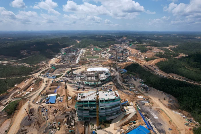 Noua capitală, Nusantara, este în curs de construire. FOTO Getty Images