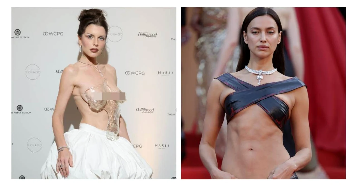 Julia Fox și Irina Shayk au fost printre cele mai dezbrăcate vedete (Foto: GETTYIMAGES)