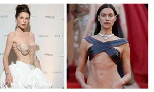 Julia Fox Irina Shayk colaj getty jpg