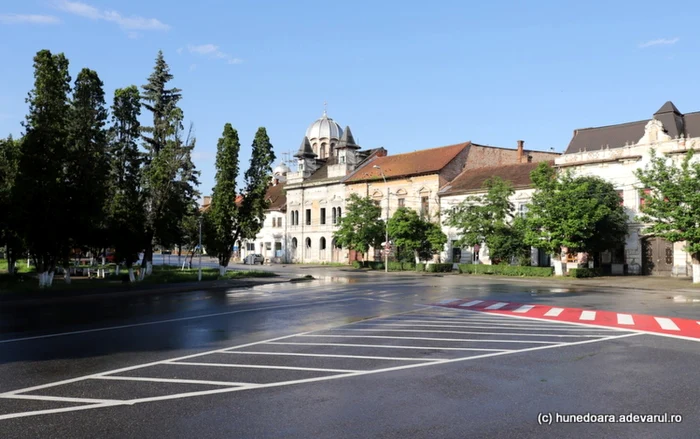 Centrul vechi din Hunedoara. Foto: Daniel Guţă. ADEVĂRUL.