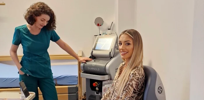 Misty, în vizită la medicul ei Daniela Diveică foto: arhivă personală