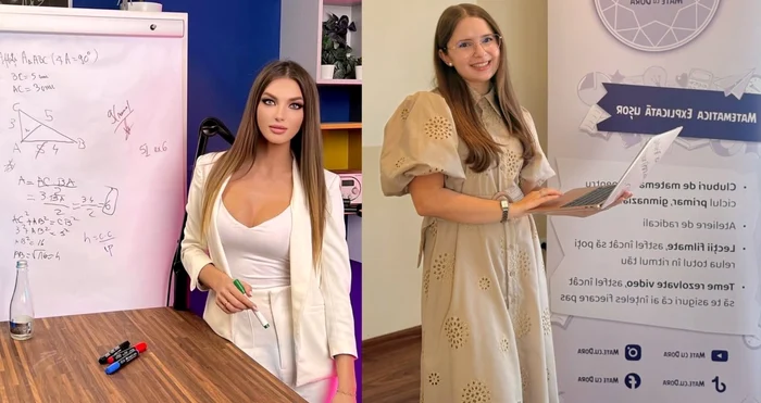 Cum reușesc două profesoare tinere din Iași să îi atragă pe elevi / foto: colaj Instagram