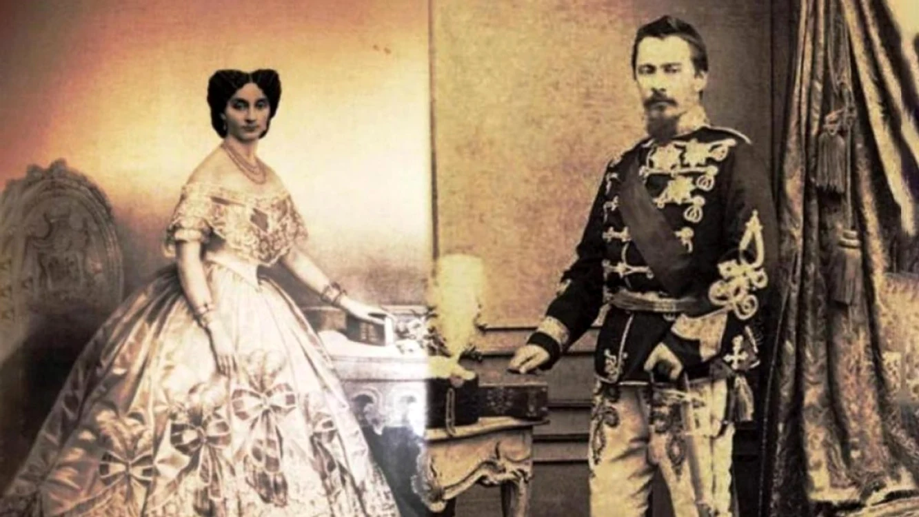 Elena Rosetti şi Alelexandru Cuza s-au căsătorit în anul 1844 FOTO Ziarul Lumina 