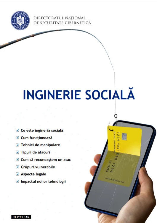 Ghid DNSC despre cum recunoști manipularea și tentativele de fraudă din mediul digital. Sursa: DNSC