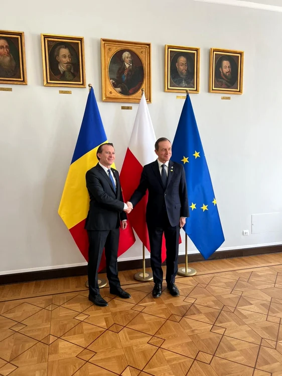 Florin Cîţu s-a întâlnit cu omologul său din Polonia, Tomasz Grodzki. Foto: Facebook/ Florin Cîţu