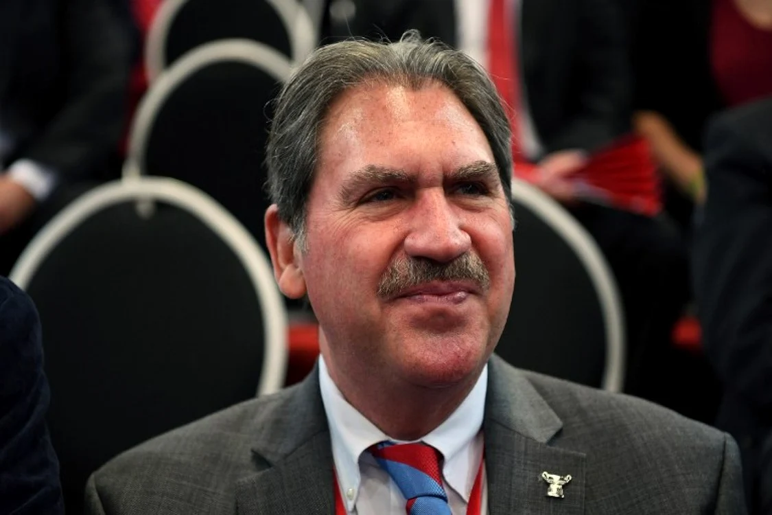 David Haggerty, președintele ITF, ținta predilectă a lui Ion Țiriac. Foto AFP