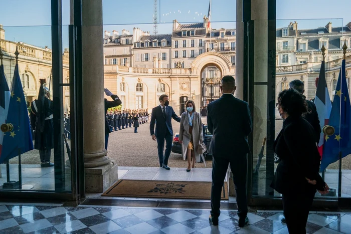 Maia Sandu şi Macron