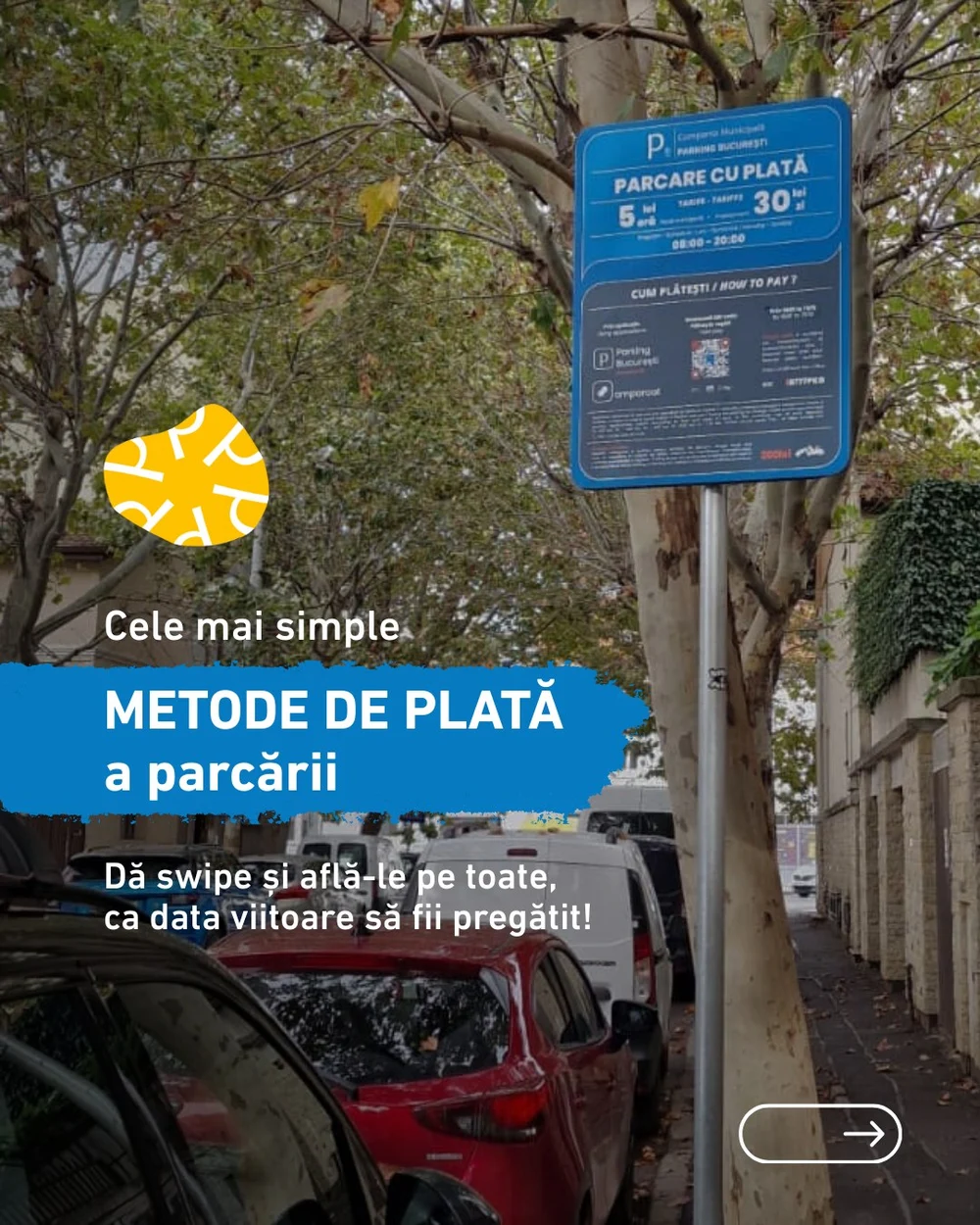 Cum funcționa înșelătoria cu coduri QR în parcările din Capitală. Autorii au fost prinși