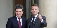 Nicușor Dan și Emmanuel Macron FOTO Profimedia