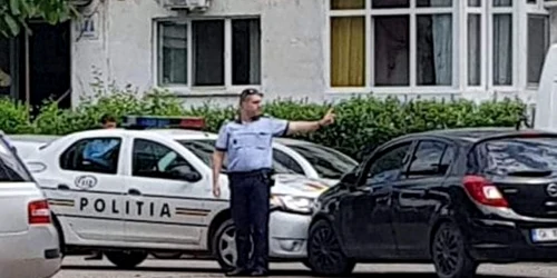 autospeciala Politie tamponare Galati