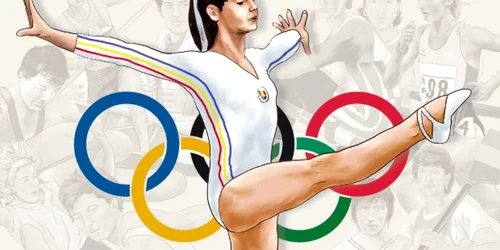 Nadia Comăneci - cele mai multe medalii  olimpice (9). A obţinut prima notă de 10 din istoria  contemporană  a JO