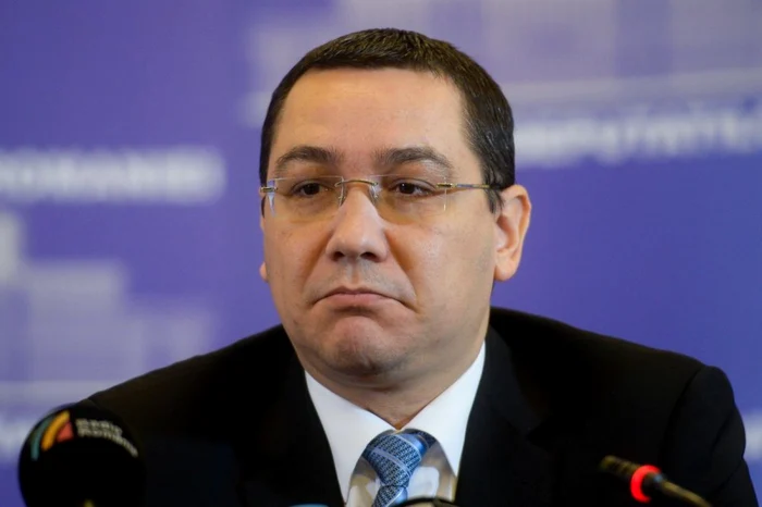 premierul Victor Ponta FOTO Mediafax