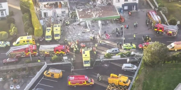 Şapte persoane, ucise în explozia produsă la o benzinărie în Irlanda FOTO TWITTER jpg