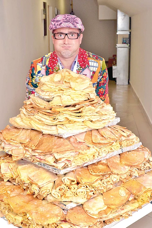
    Codruţ Kegheş, alias  Dezbrăcatu’, a fost  gazda unui eveniment  culinar în Timişoara  