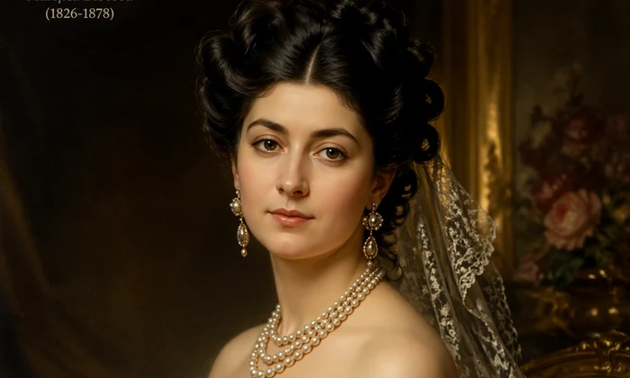 Marițica Maria Bibescu portret realizat cu AI png