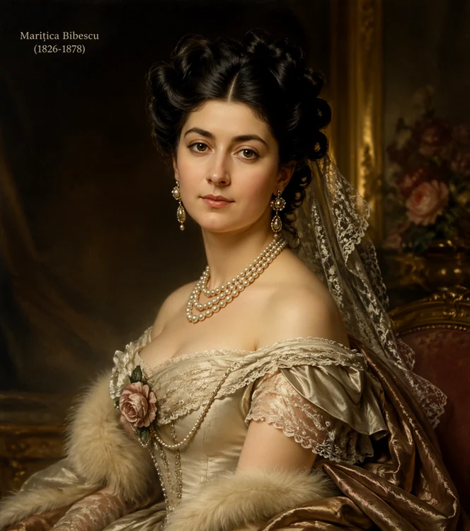 Marițica Bibescu, portret generat de AI