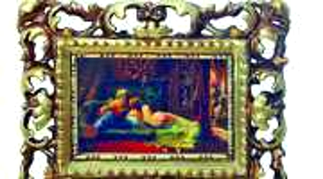 Theodor Aman, „Interior oriental“, ulei pe lemn, 9,5x14 cm, pictură 
adjudecată cu 20.000 de euro la Artmark în 2012.  În 2005, tabloul 
fusese vândut la casa de licitaţii Alis, sub titlul „Scenă de harem“, cu
 suma de 5.915 euro