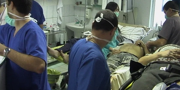 Avalanşă de pacienţi bătuţi la Spitalul de Urgenţe