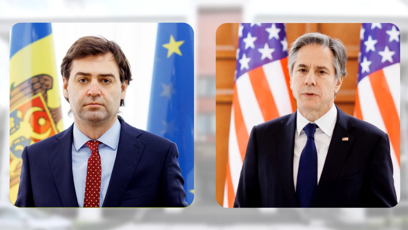 Nicu Popescu şi Anthony Blinken
