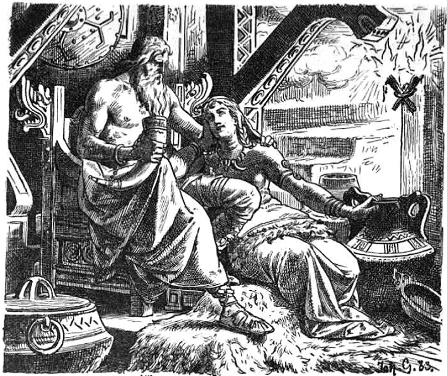 Odin with Gunnlod by Johannes Gehrts jpg jpeg