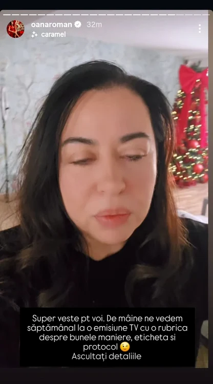 Oana Roman revine în televiziune - Foto: Instagram