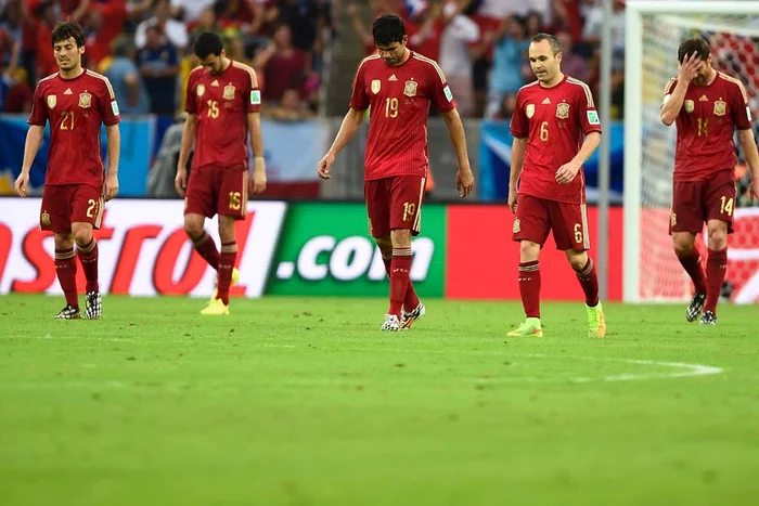 Spaniolii au părăsit arena cu capetele plecate