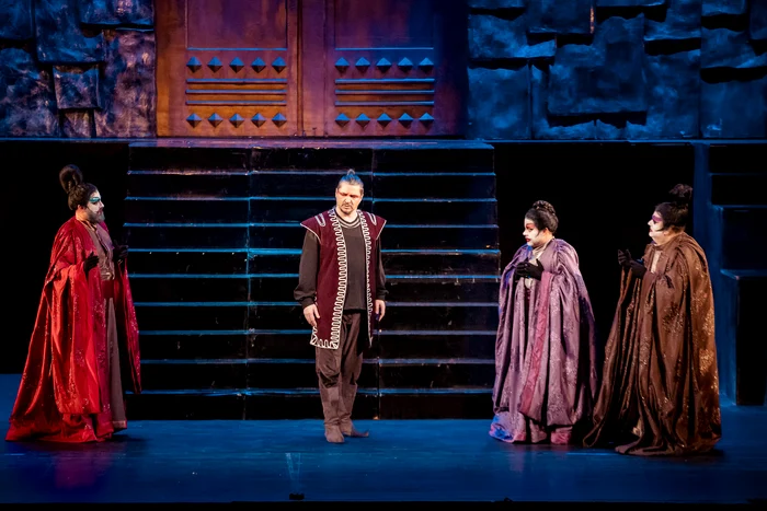Ping, Calaf, Pong, Pang. Foto Andrei Grigore / Opera Națională București