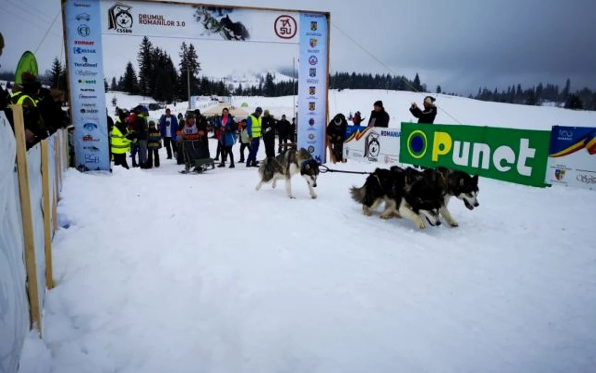 Concursul se desfăşoară la 1.200 de metri altitudine, pe un drum istoric