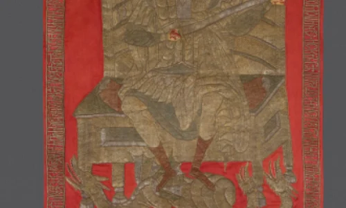 Stindardul liturgic al lui Ştefan cel Mare, expus la MNIR png