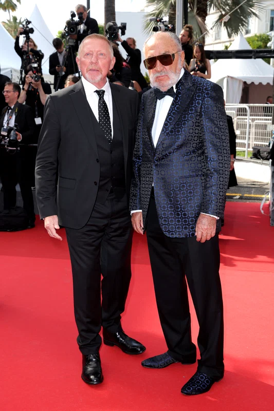 Ion Țiriac și Boris Becker cu Nasty la Cannes