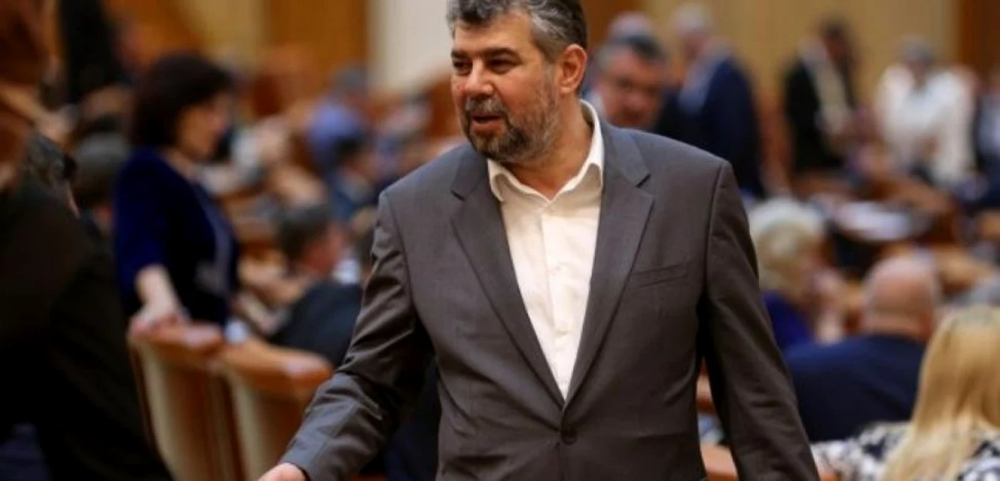 Marcel Ciolacu, liderul interimar al PSD, a ales a treia cale. FOTO Inquam Photos / George Călin