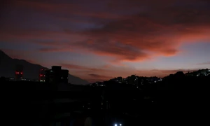 Capitala Venezuelei în beznă după atacurile SUA foto epa efe jpg