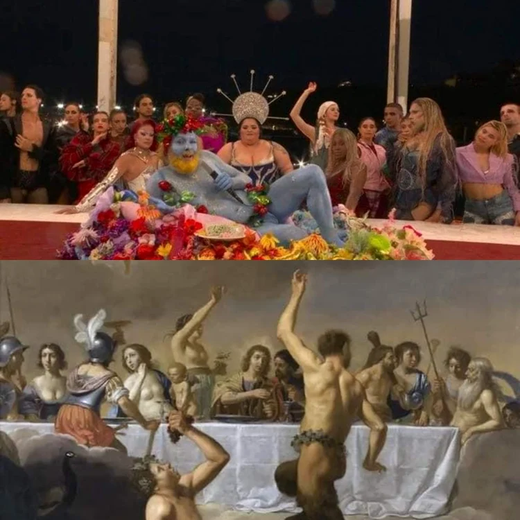 Sursă de inspirație a controversatei ceremonii a fost intens dezbătură. FOTO Facebook