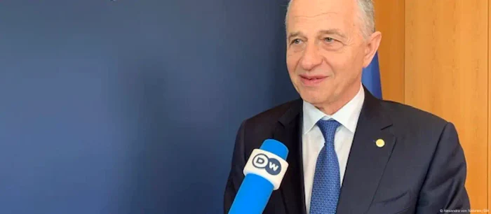 Mircea Geoană intervievat de DW (arhivă)