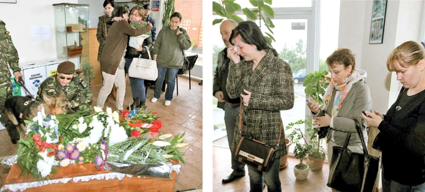 Suferinţa s-a văzut pe chipul celor prezenţi
