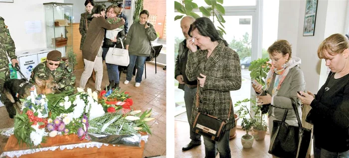 Suferinţa s-a văzut  pe chipul celor prezenţi