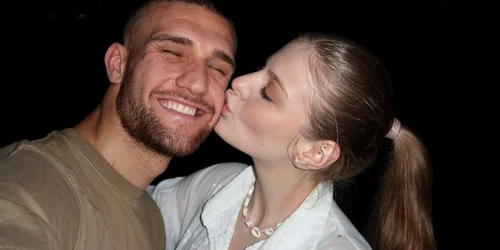 Antonia Salanta, alături de iubitul ei, Daniel Bîrligea. Foto Instagram