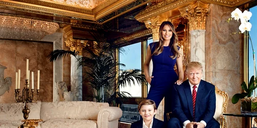 Melania şi Barron Trump