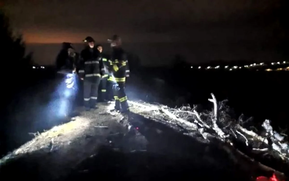 Pompierii au intervenit pentru stingerea unui incendiu, în apropiere de pădurea Comarnic FOTO ISU