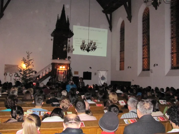 Biserica Reformată din Piaţa Maria a fost plină Foto: Ştefan Both