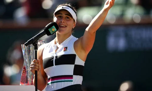 bianca andreescu ceremonie premiere indian wells 2019 jpeg