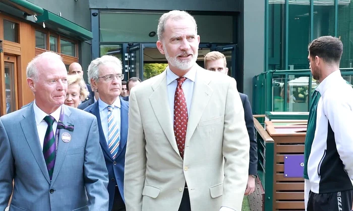 Regele Felipe al Spaniei la Wimbledon în 2025   Casa Majestății Sale (5) jpg
