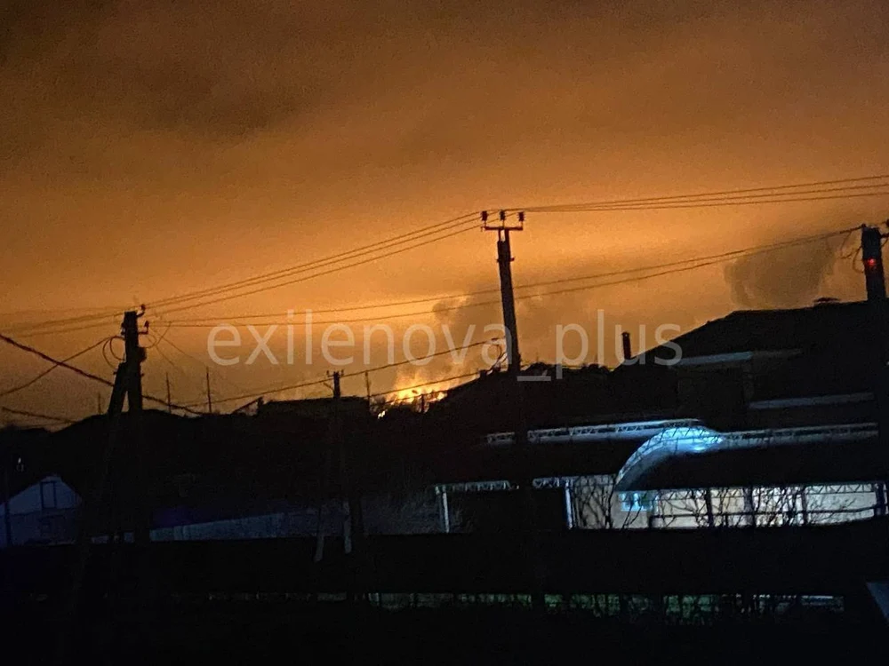 Incendiu la un important combinat petrochimic din Rusia, după un presupus atac cu drone ucrainene