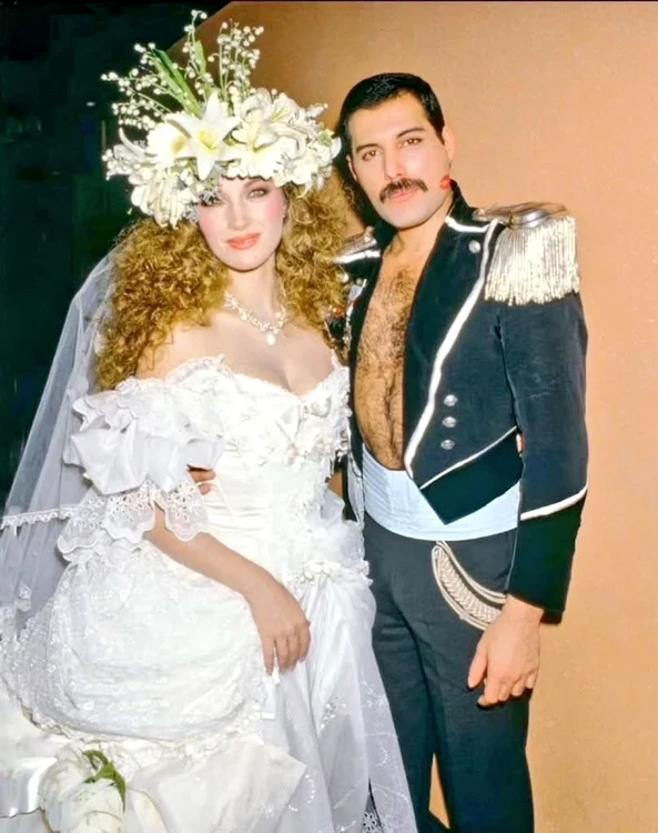 Jane Seymour, Freddie Mercury (2) jpg