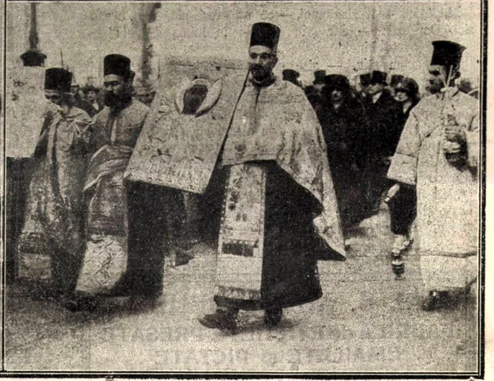 Boboteaza în Bucureștiul anului 1915 (© Minerva / Institutul de Studii Sud-Est Europene)