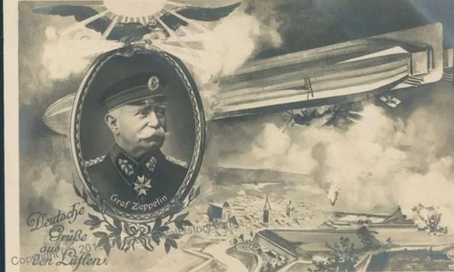 29 ianuarie: Germania a efectuat primul raid aerian cu aparate „Zeppelin" deasupra Parisului jpeg