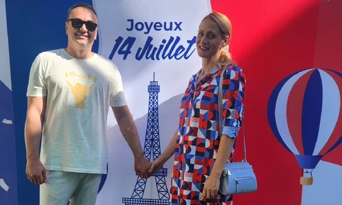 Camelia Potec si sotul sau, Sebastian Tudor    Facebook 