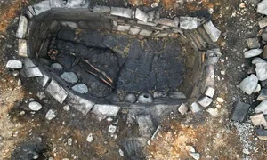 Înmormântare într-o fântână antică din Scoția (© Highland Archaeology Services)       