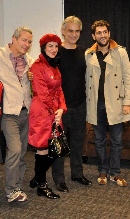 Angela Gheorghiu şi Cezar Ouatu (FOTO FACEBOOK)